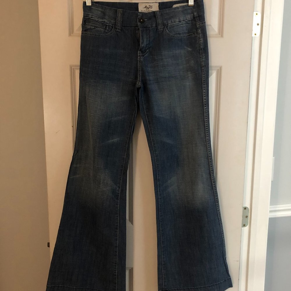 May 75   I   575 Wide Leg Flare Jeans - Size 30 - Blue